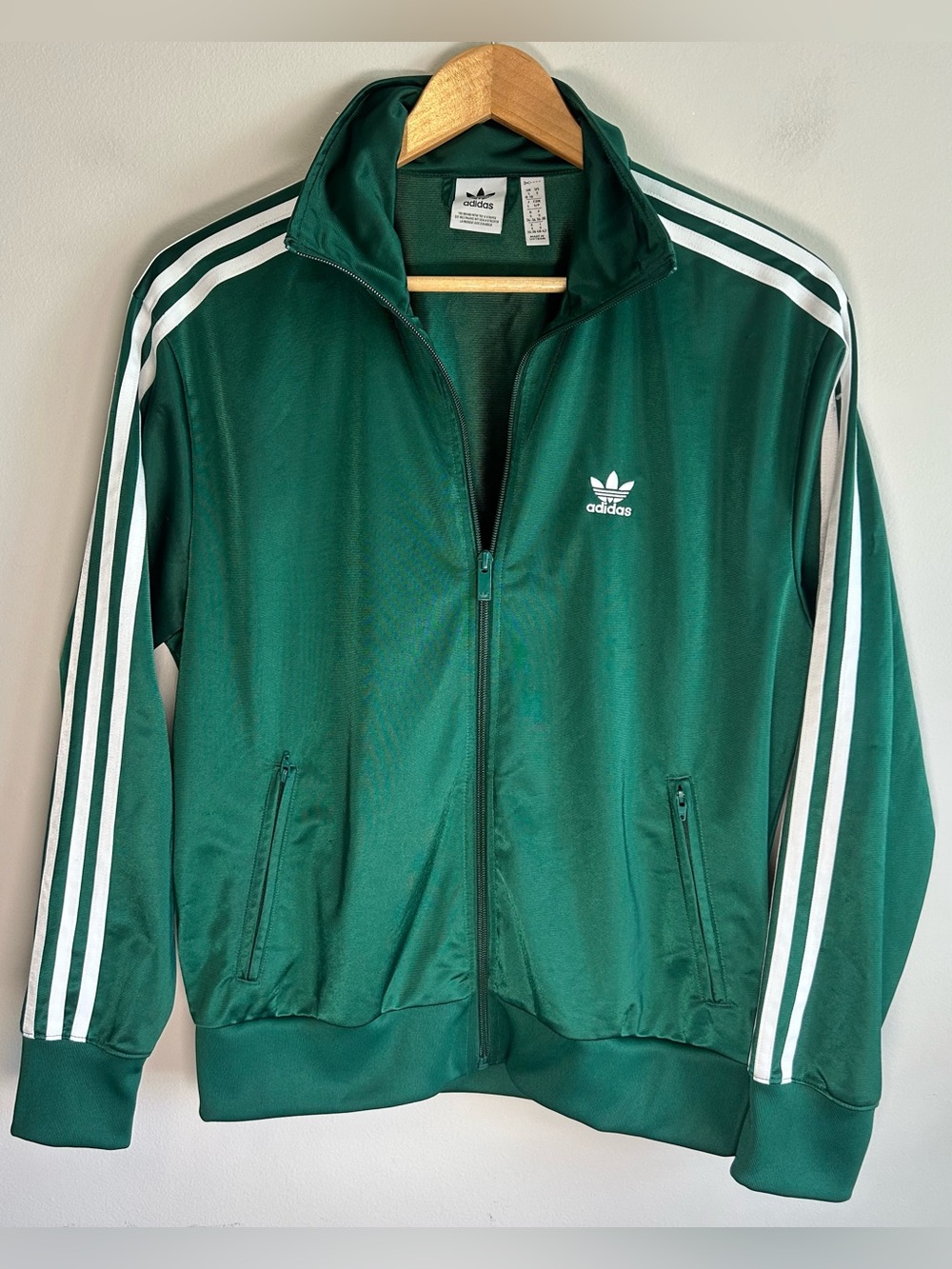 Adidas Adicolor Classics Firebird Track Jacket Men’s Size S Green Glam Shimmer